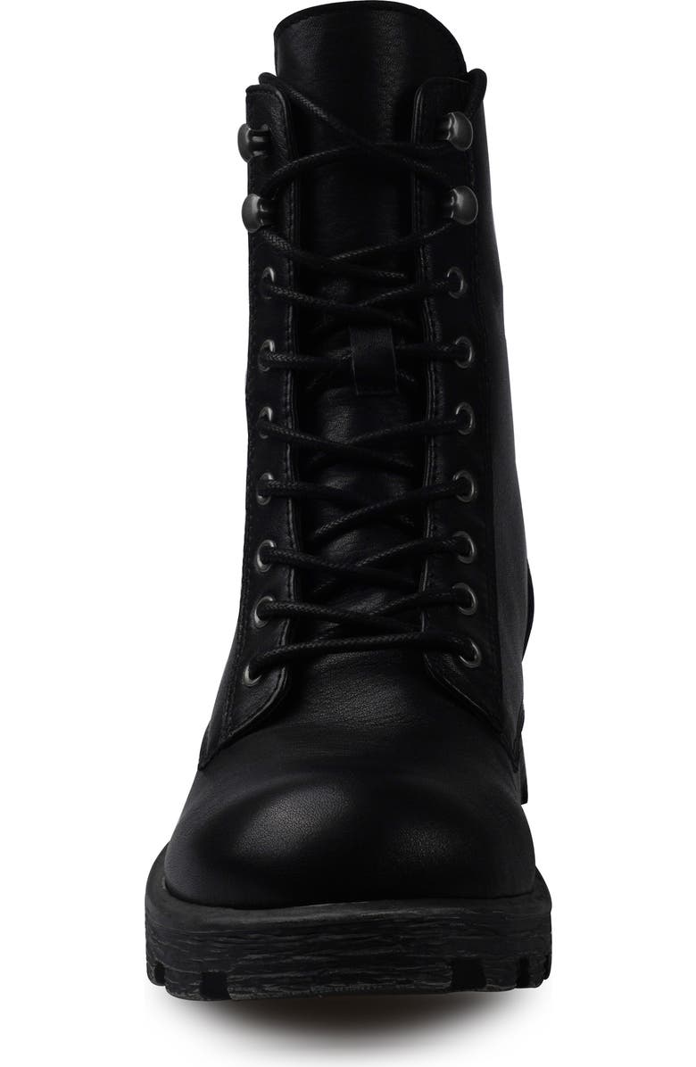 Candie's Stela Lug Sole Bootie, Alternate, color, Black