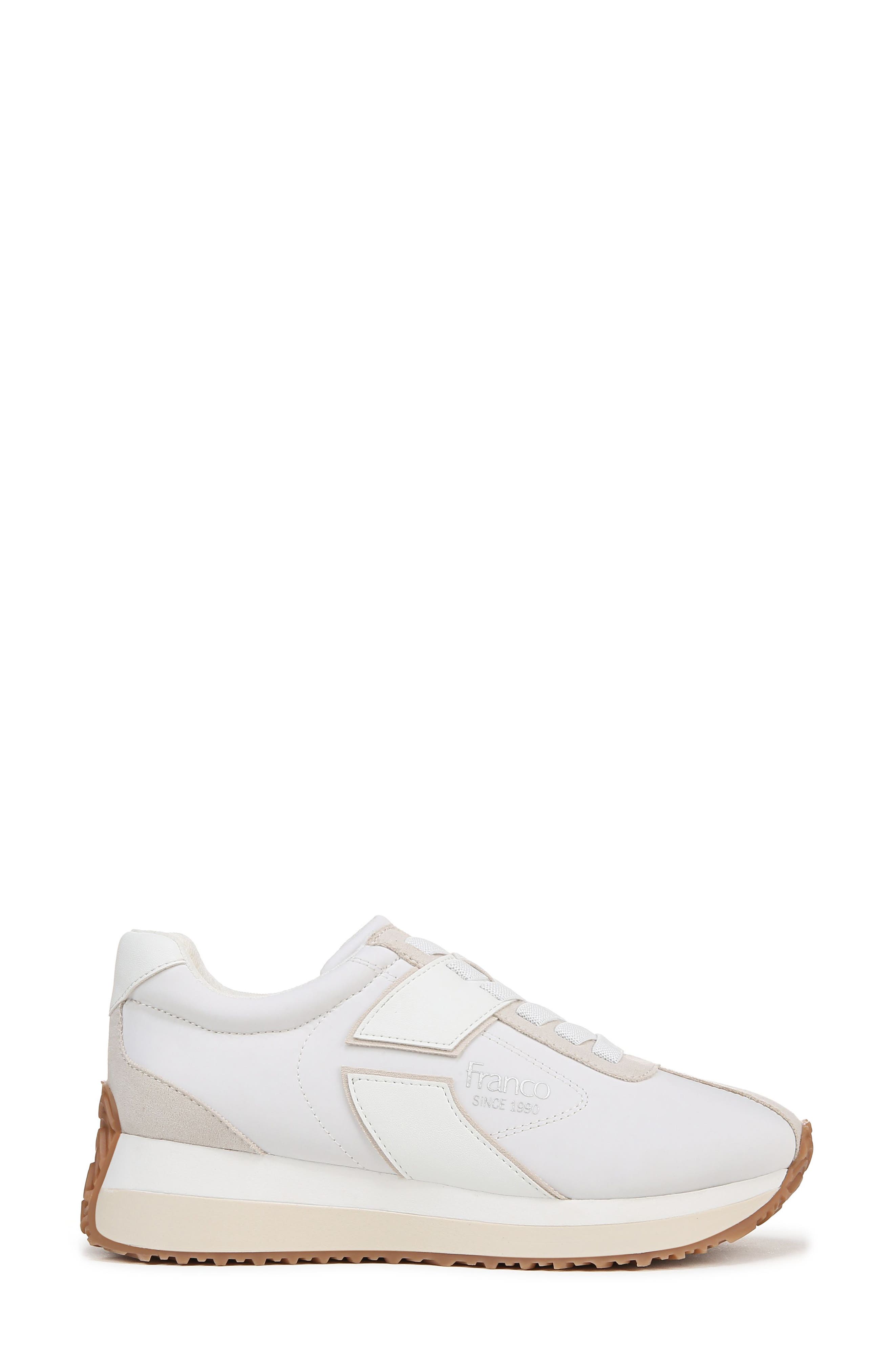 Franco Sarto Erica Sneaker, Alternate, color, White