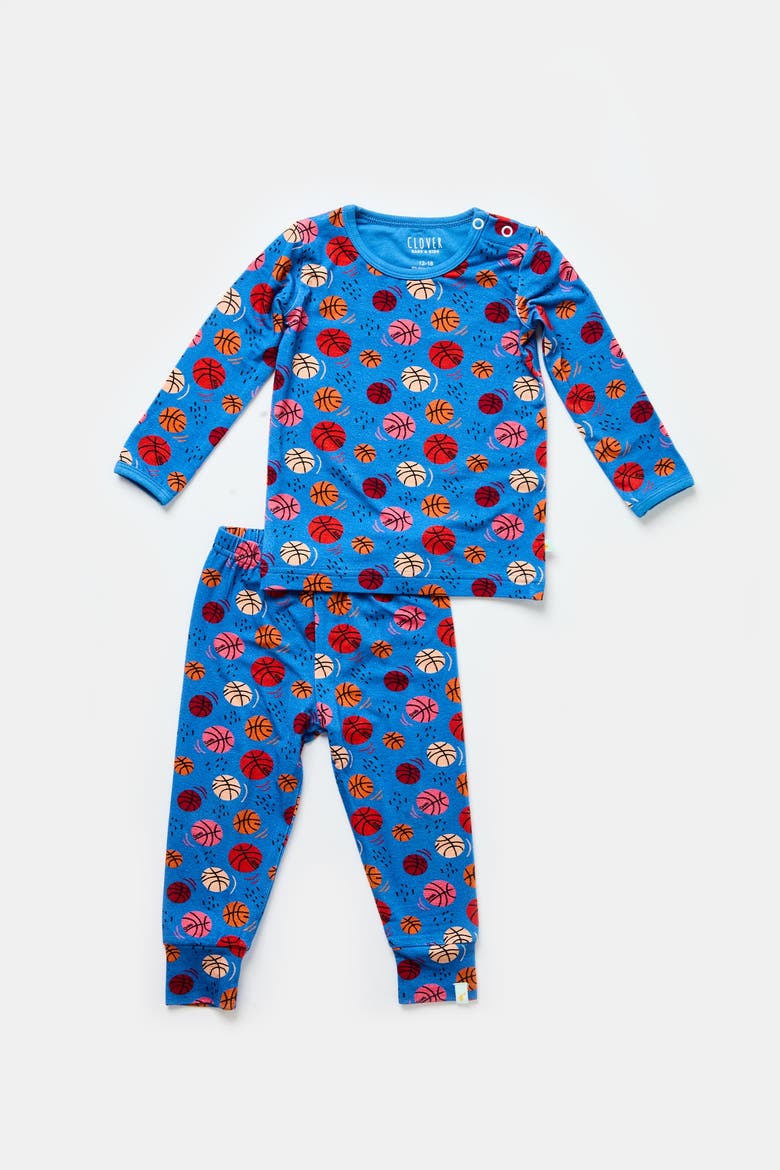 'Clover x Trae Young Two-Piece Pajama Set, Alternate, color, Basketball
