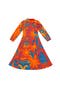  Orange Hippie Florals