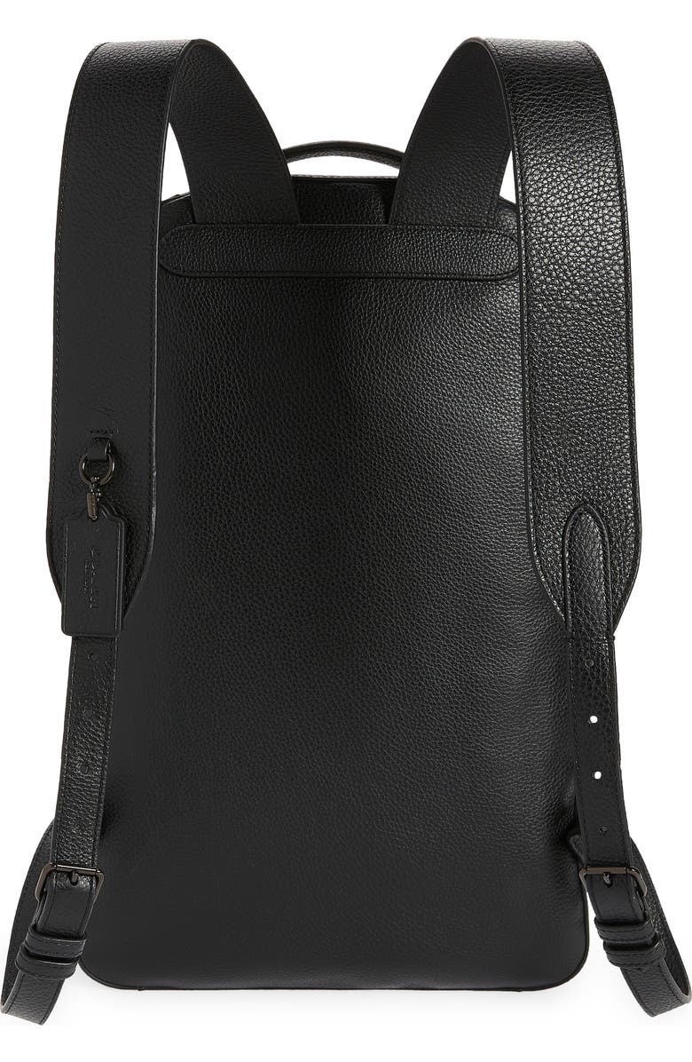 COACH Metropolitan Pebbled Leather Backpack, Alternate, color,
