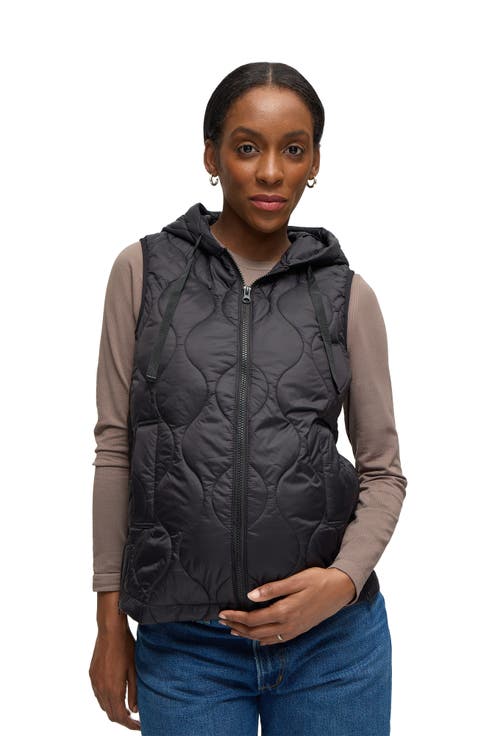 Quilted Maternity Vest