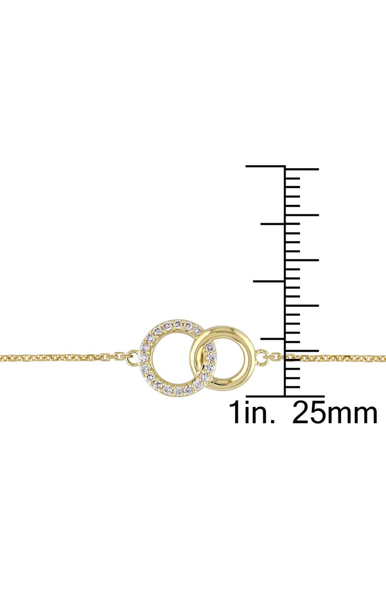 Julianna B. Diamond Circles Charm Bracelet 14k, Alternate, color, 14K Yellow Gold