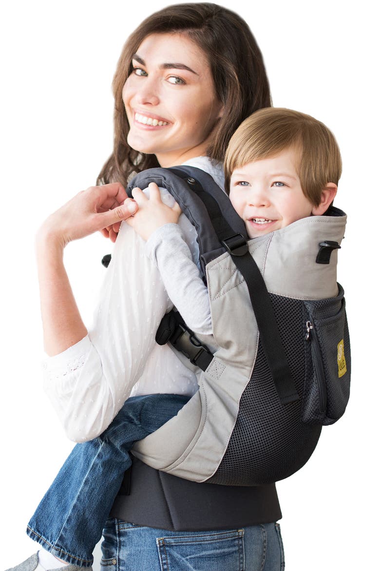 LILLEbaby CarryOn™ Airflow Baby Carrier, Main, color, CHARCOAL/ SILVER