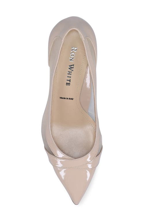 Ron White All Day Heels® Caitlyn Pointed Toe Pump In Neutral