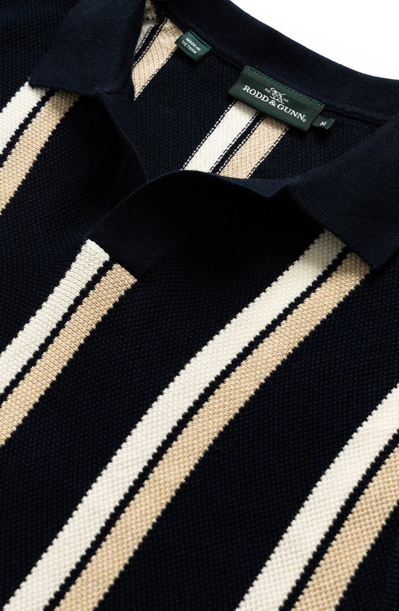 Rodd & Gunn Royce Hill Johnny Collar Polo, Alternate, color, Midnight