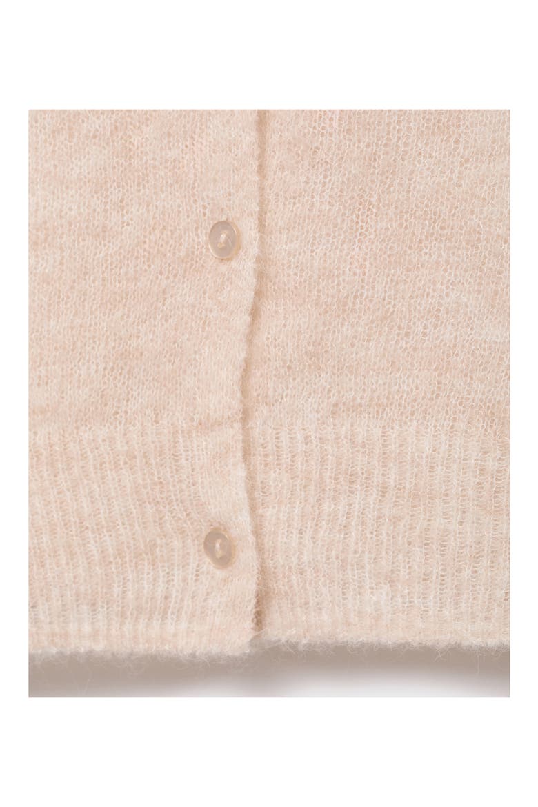 Crop Cardigan, Alternate, color, BEIGE