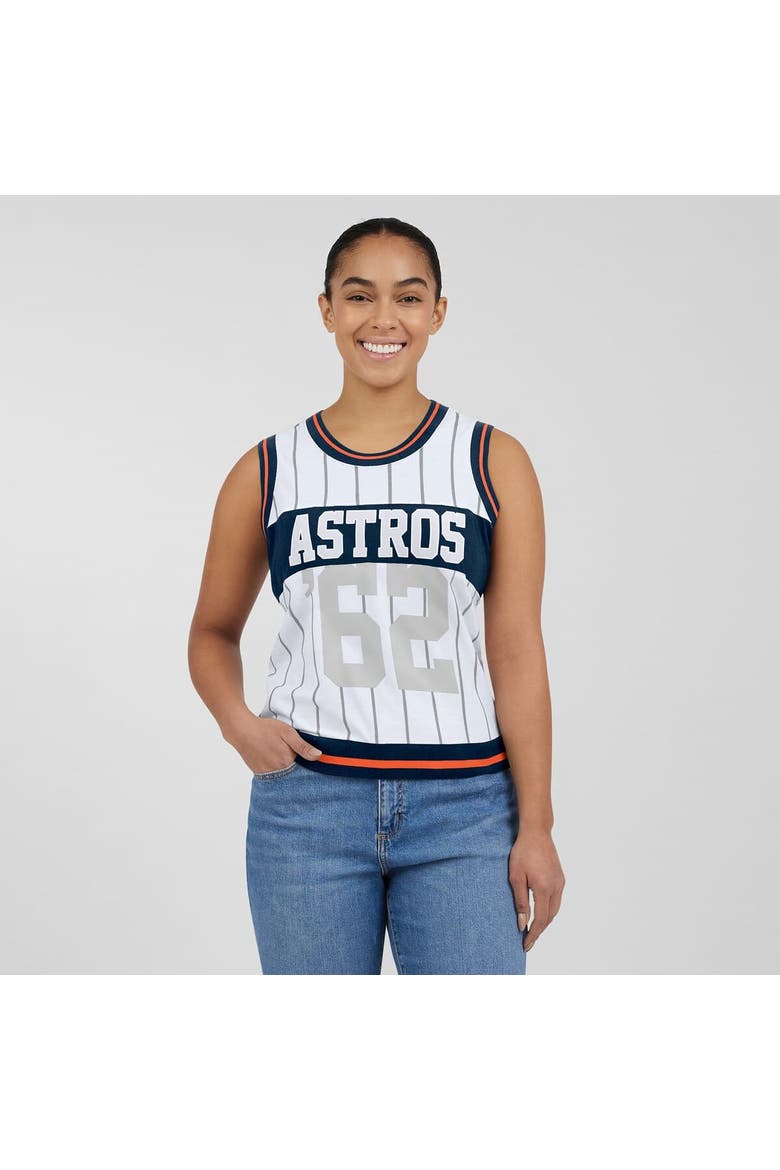 Women's WEAR by Erin Andrews  White Houston Astros Sporty Tank Top, Alternate, color, White