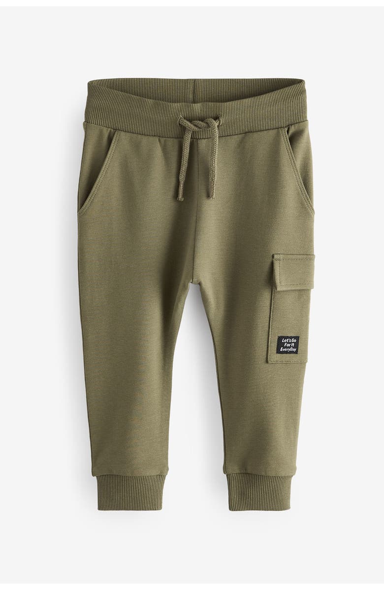 NEXT Kids' 3-Pack Assorted Cotton Utility Joggers, Alternate, color, Green