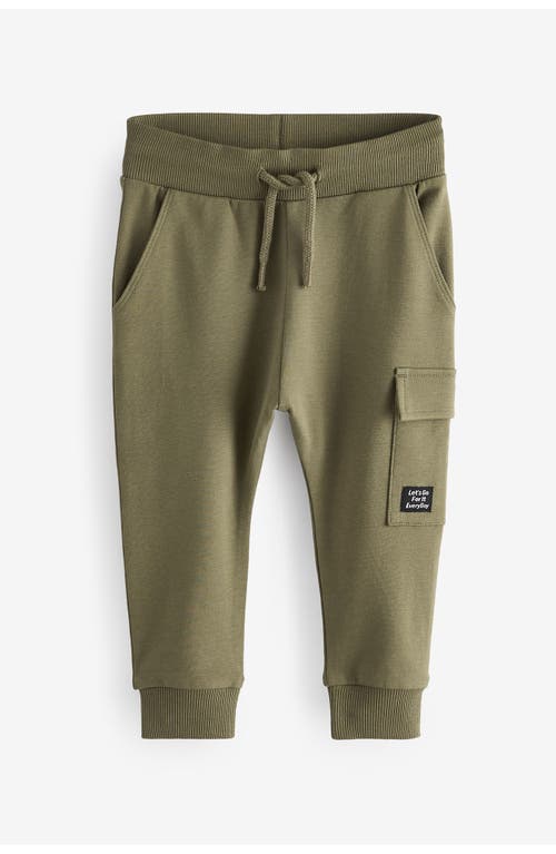 Next Kids' 3-pack Assorted Cotton Utility Joggers In Green
