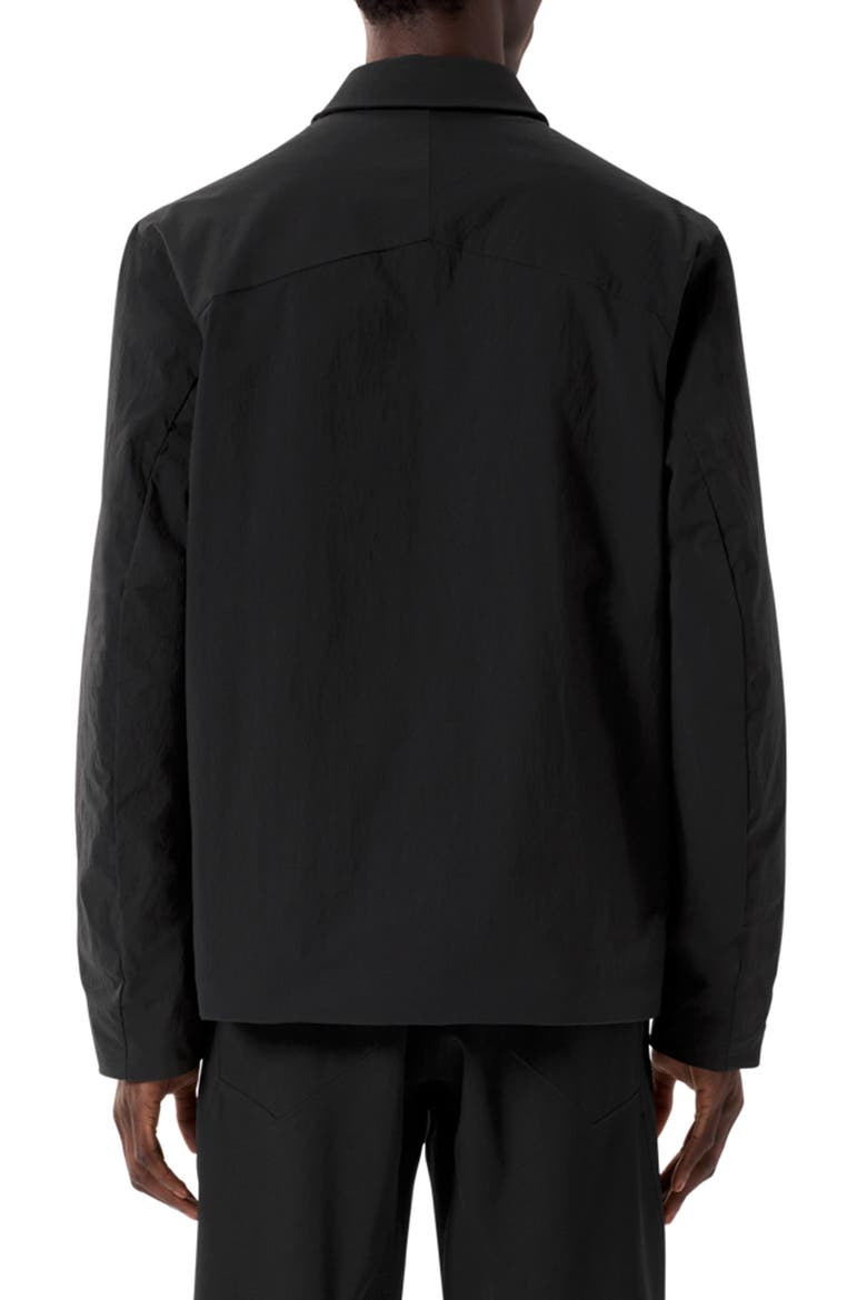 Mionn Water Resistant Insulated Overshirt, Alternate, color, BLACK