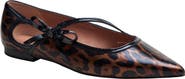 Linea Paolo Nuri Bow Pointed Toe Patent Flat