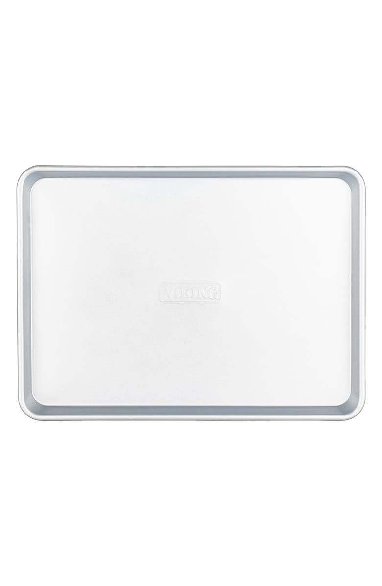 Viking Set of 2 Nonstick Baking Sheets, Alternate, color, Stainless Steel