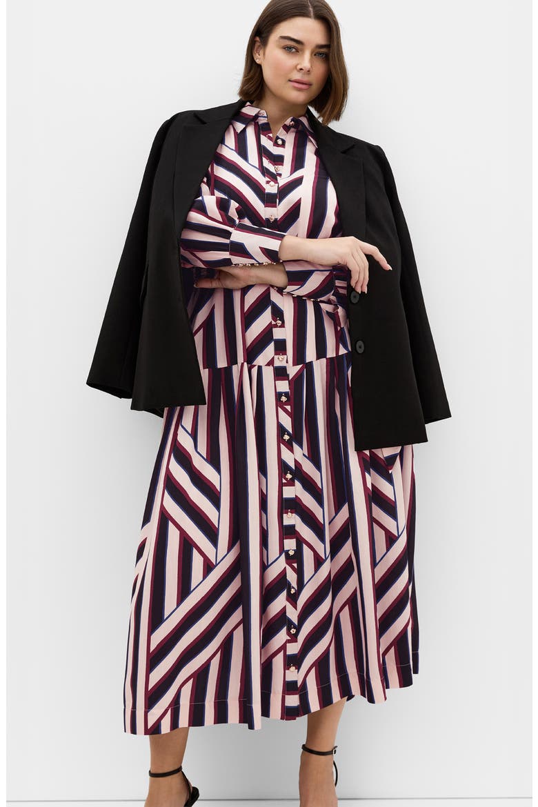 Timeless Stripe Long Sleeve Dress, Alternate, color, TIMELESS STRIPE
