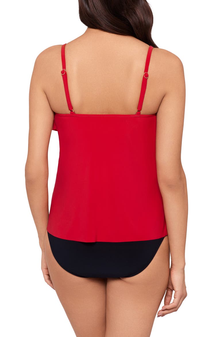 Chloe Tankini Top, Alternate, color, MARS