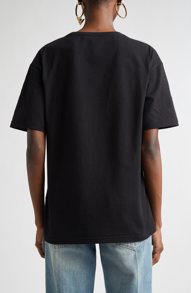 Valentino Panther Graphic T-Shirt, Alternate, color, Black/ Red