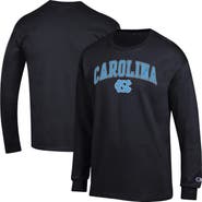 Champion Men's Champion Black North Carolina Tar Heels Arch Over Logo Long Sleeve T-Shirt