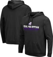 COLOSSEUM Men's Colosseum Black TCU Horned Frogs Lantern Pullover Hoodie