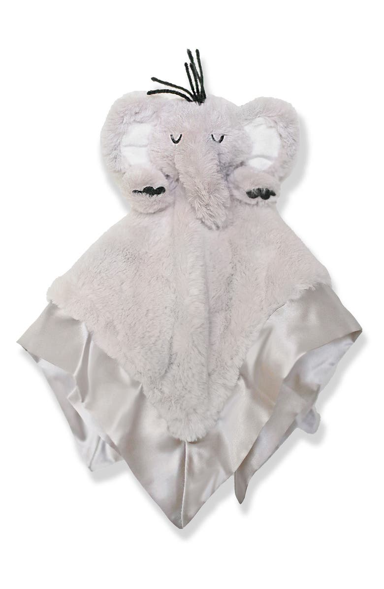 Lucy Darling Little Lovey & Soother Blanket, Main, color, Grey/ Grey