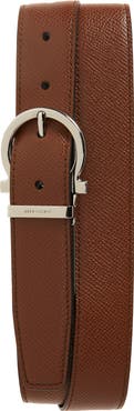 FERRAGAMO Reversible Leather Belt