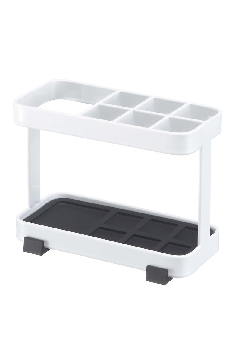 Yamazaki Toothbrush/Toothpaste Stand, Main, color, White