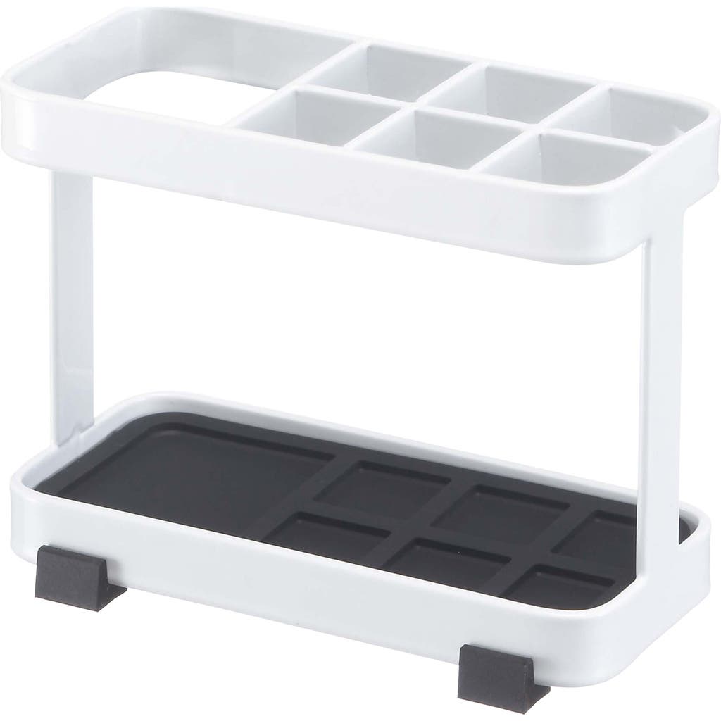 Yamazaki Toothbrush/toothpaste Stand In White