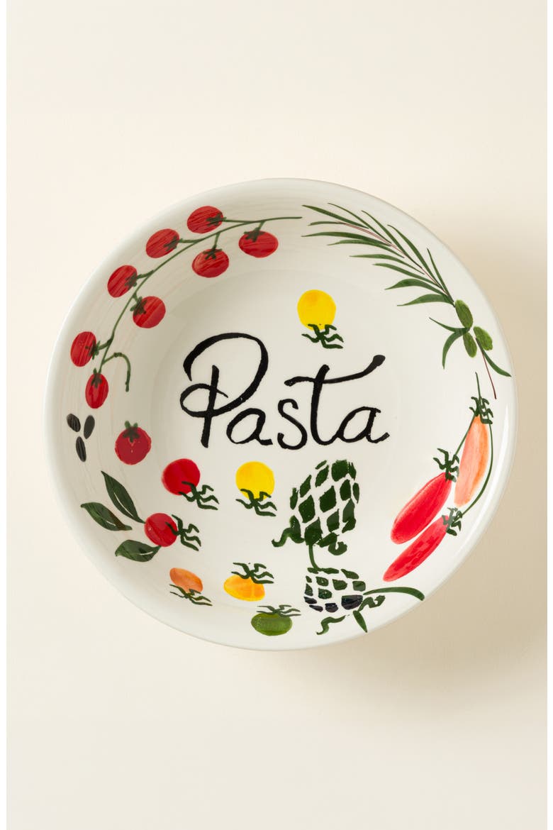 Hand-Painted Italian Serving Bowl by Rosanna s Inc, Alternate, color, Multi