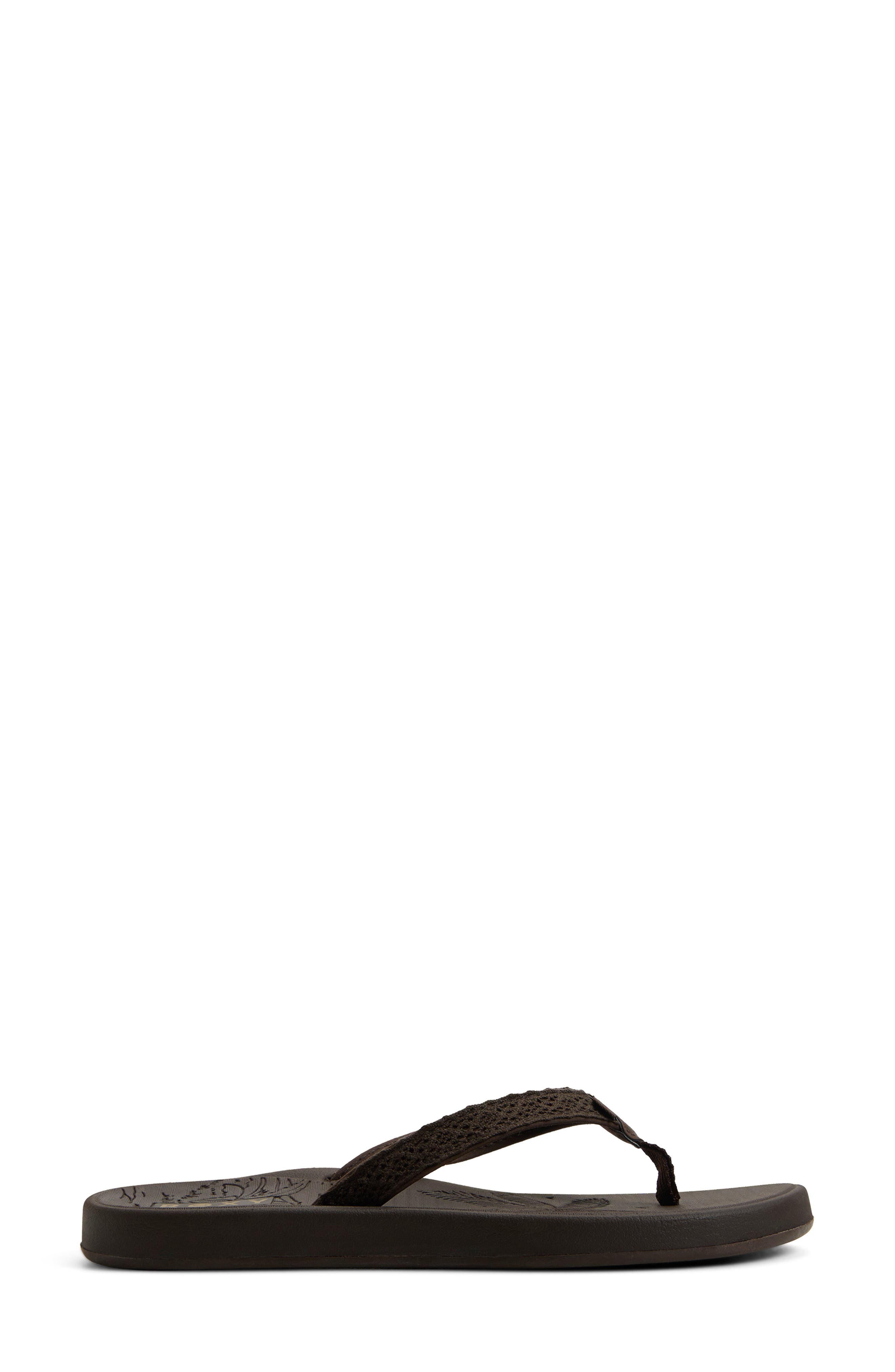 Gianna II Flip Flop, Alternate, color, DARK BROWN