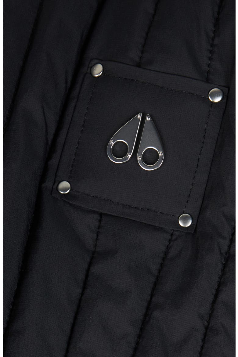 Fairhaven Quilted Ripstop Bomber Jacket, Alternate, color, BLACK
