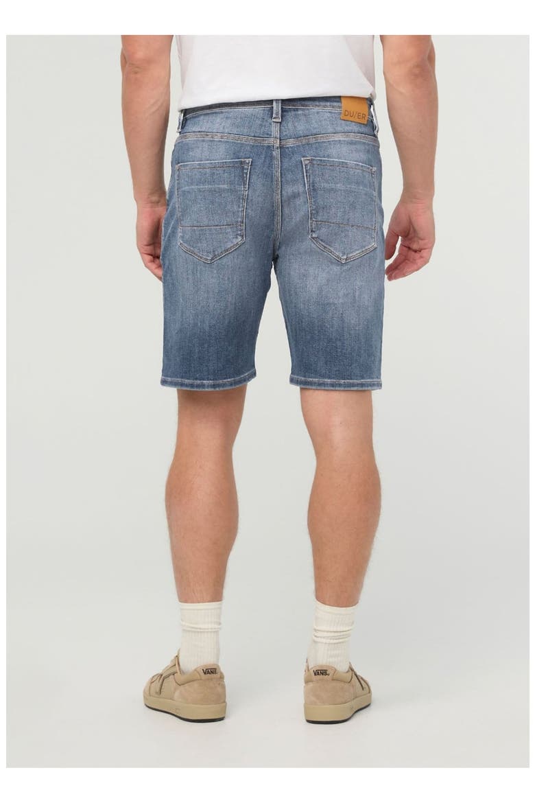 Performance Denim Relaxed Short, Alternate, color, Vintage-Indigo