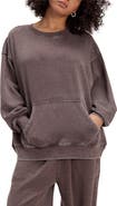 Free People Intimately FP Slow It Down Oversize Cotton Blend Sweatshirt