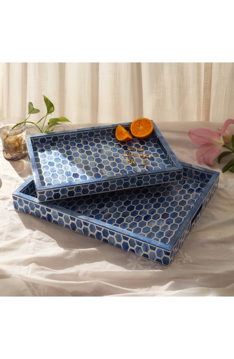 Mela Artisans Gramercy Inlay Tray, Alternate, color, Gramercy