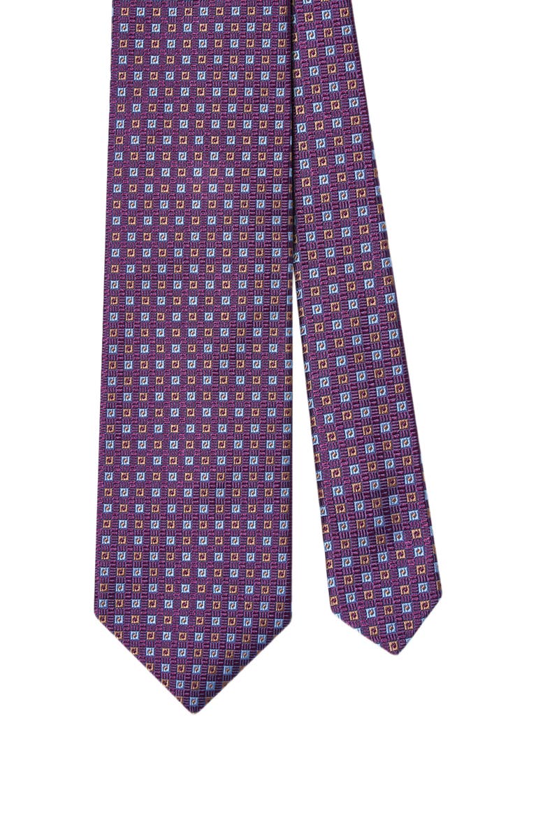 Robert Square Neat Best of Class Necktie, Main, color, Purple