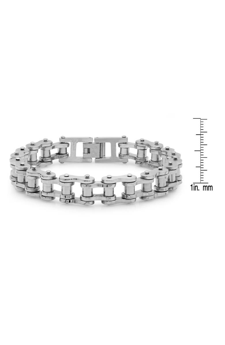 HMY JEWELRY Bicycle Chain Bracelet, Alternate, color, 