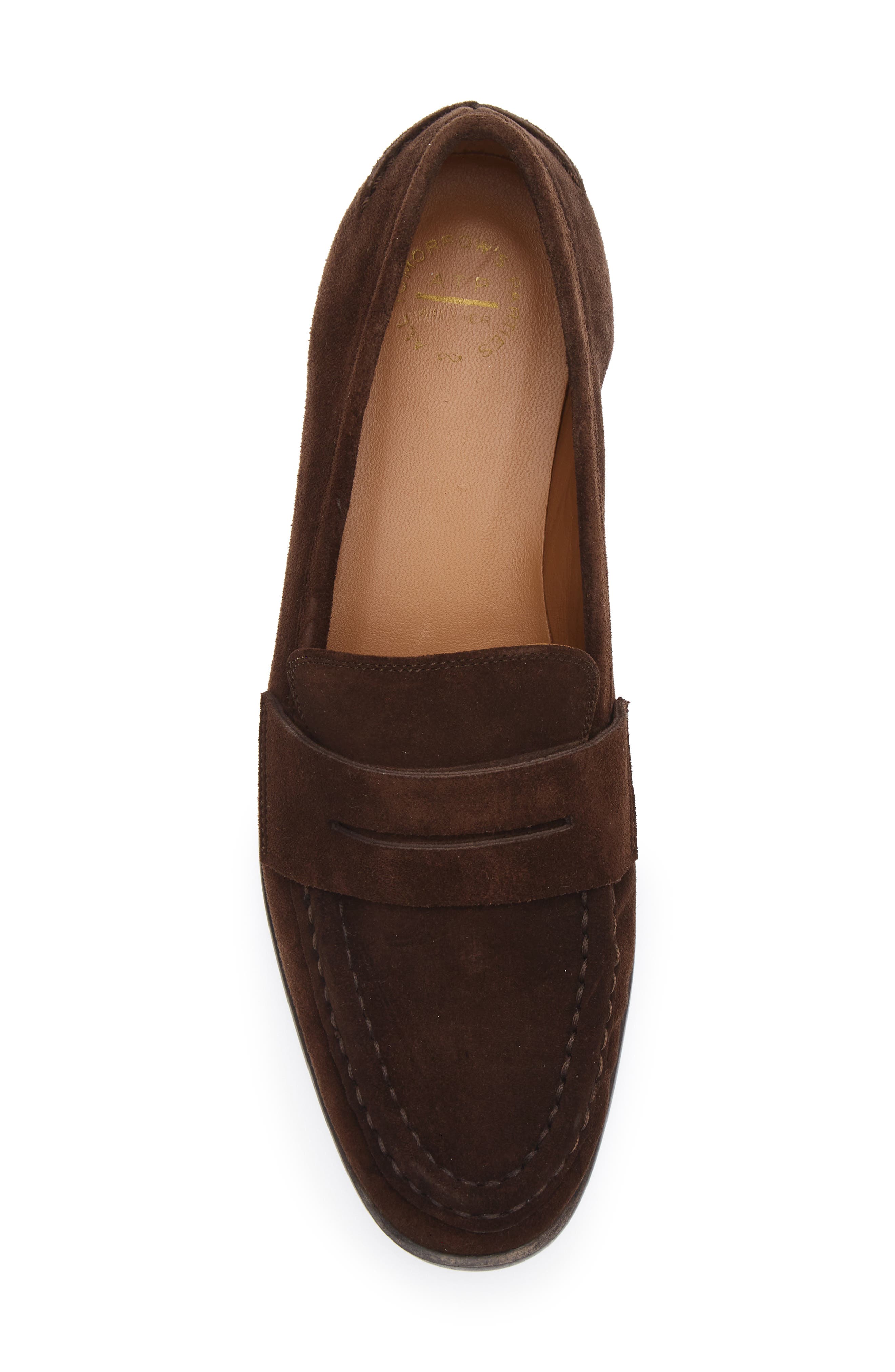 Airola Penny Loafer, Alternate, color, WALNUT SUEDE