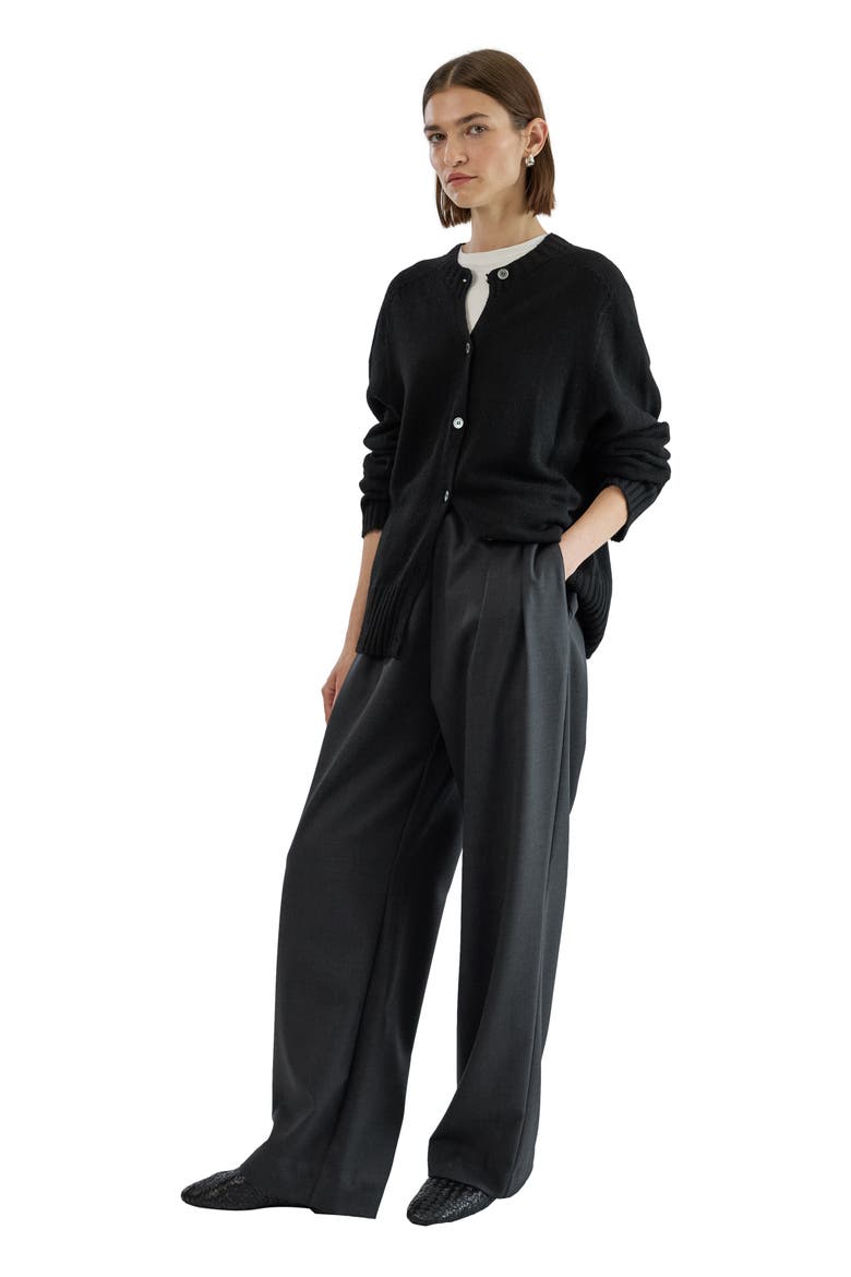 Knit Cardigan, Main, color, Black