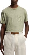 Ralph Lauren Purple Label Linen Jersey Pocket T-Shirt