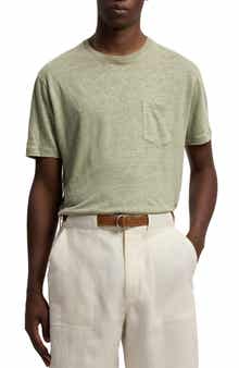 Linen Jersey Pocket T-Shirt