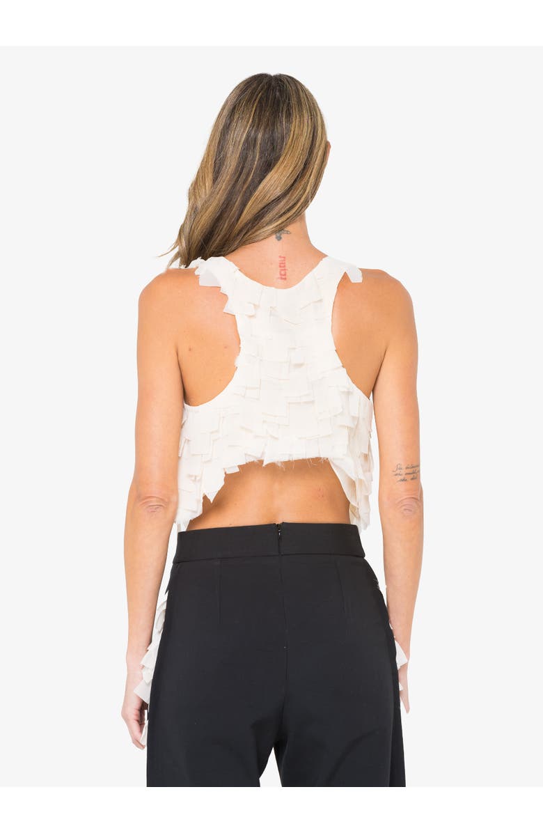 JBQ Juliet Crop Top, Alternate, color, Bone