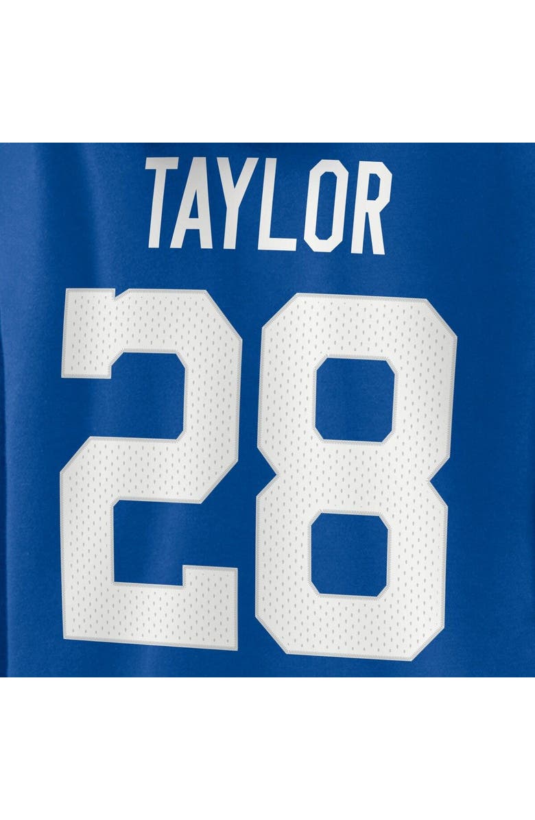 FANATICS Women's Fanatics Branded Jonathan Taylor Royal Indianapolis Colts Player Icon Name & Number V-Neck Pullover Hoodie, Alternate, color, Royal