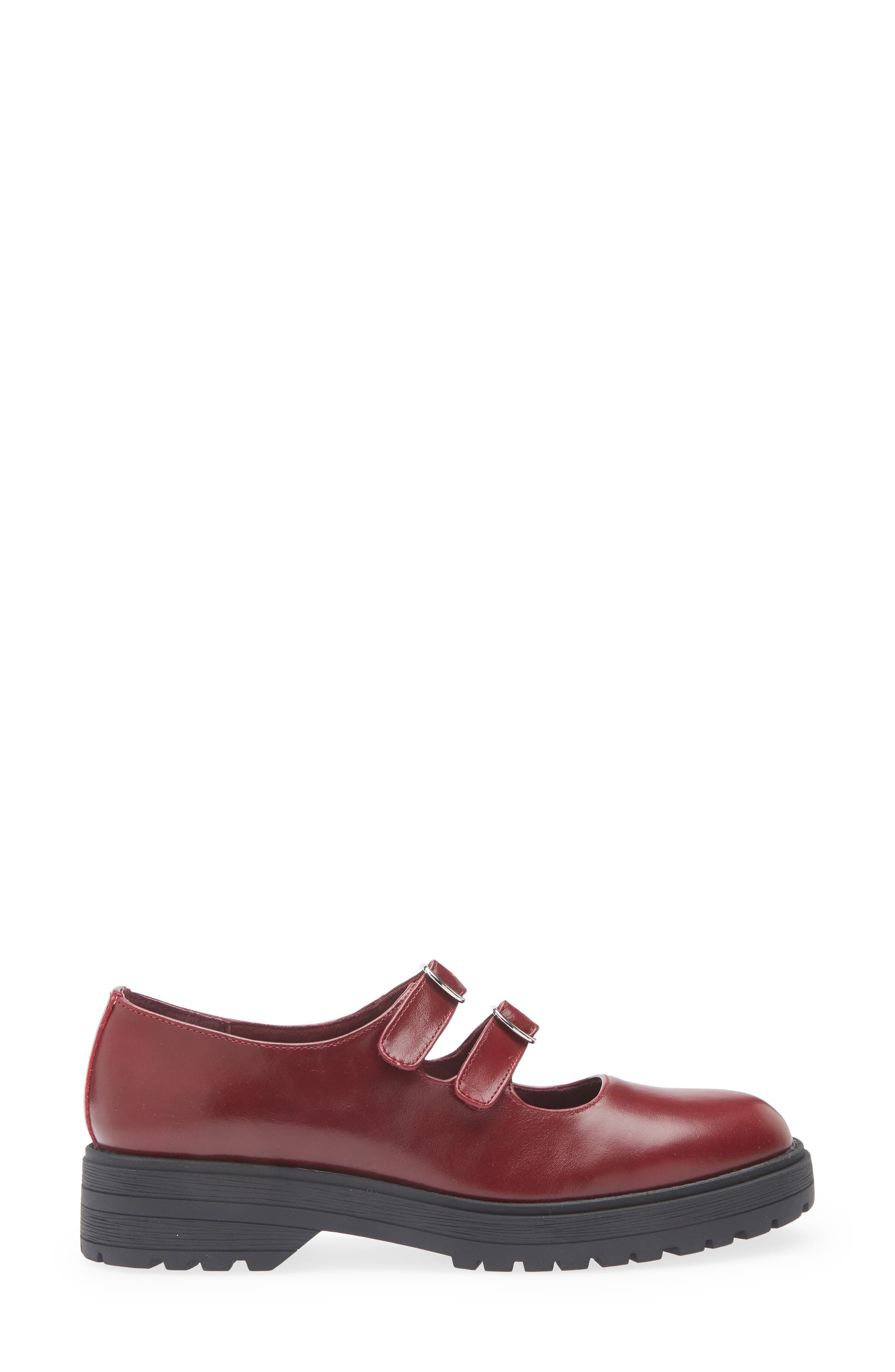 Steve Madden Alba Mary Jane Pump, Alternate, color, Burg Leather