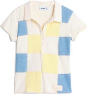 Desigual Patch Stretch Cotton Polo Shirt