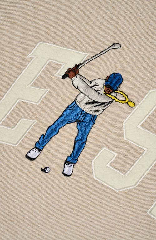 Eastside Golf Graphic Button-up Shirt In Neutral