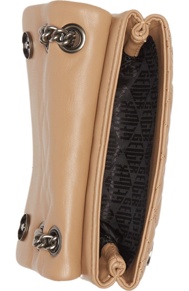 Kurt Geiger London Kurt Geiger Mini Brixton Diamond Quilted Leather Pad Lock Shoulder Bag, Alternate, color,