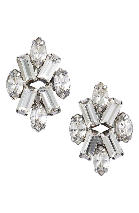 Crystal Stud Earrings