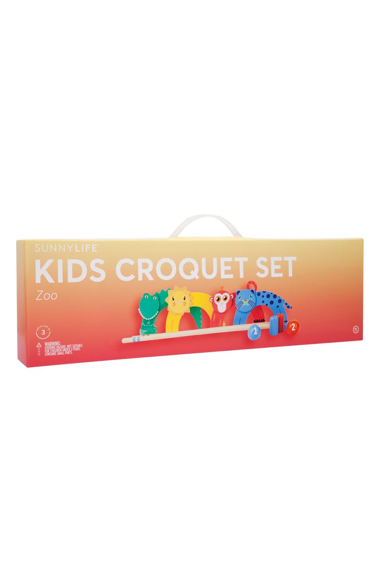 Sunnylife Zoo Croquet Set, Alternate, color, 