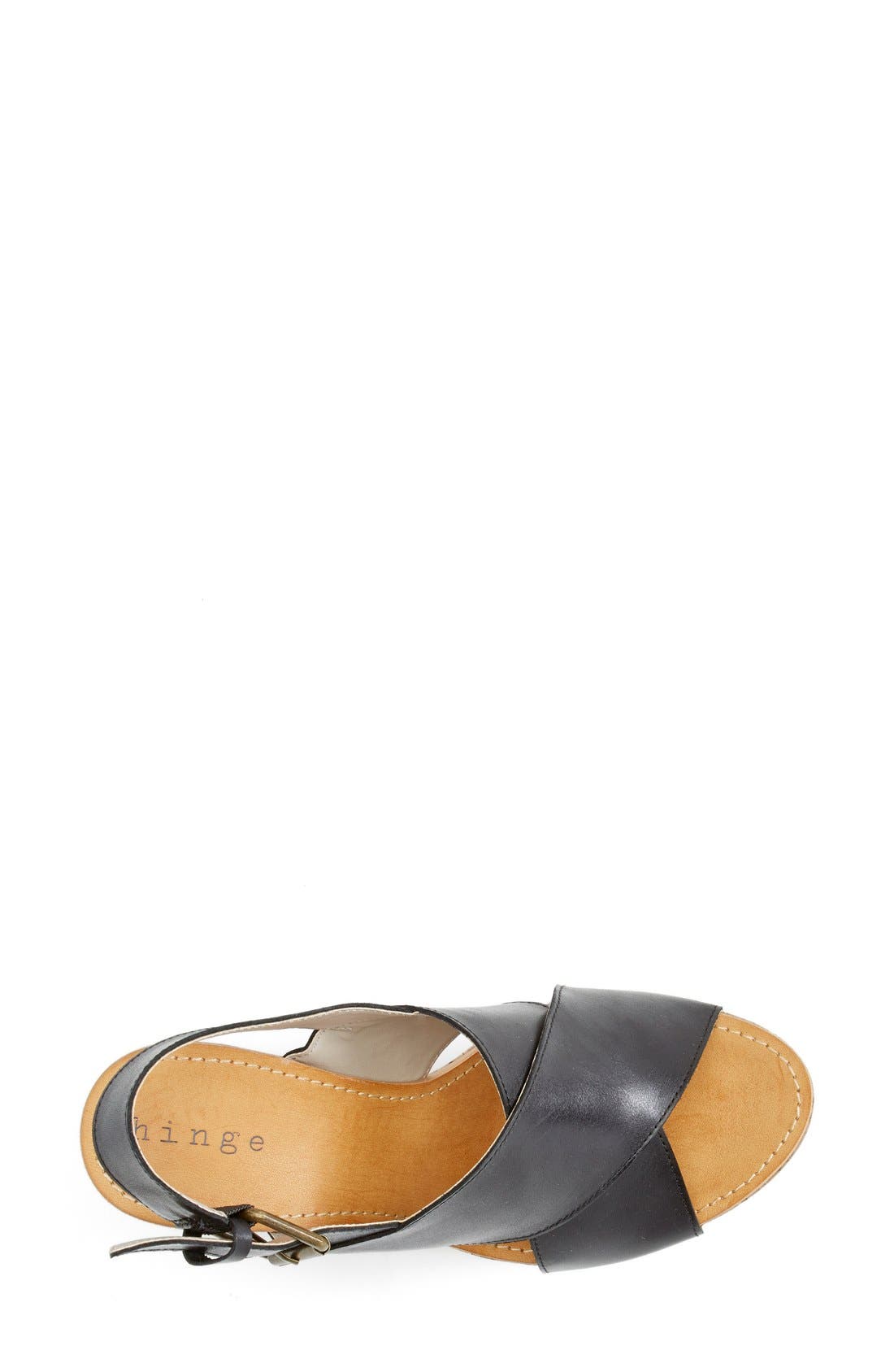 Hinge 'Hannah' Wedge Sandal, Alternate, color, 