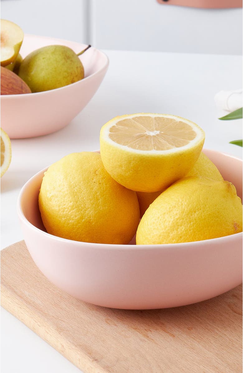 Stone Lain Delilah Porcelain 6-Piece Bowl Set, Alternate, color, Terracotta