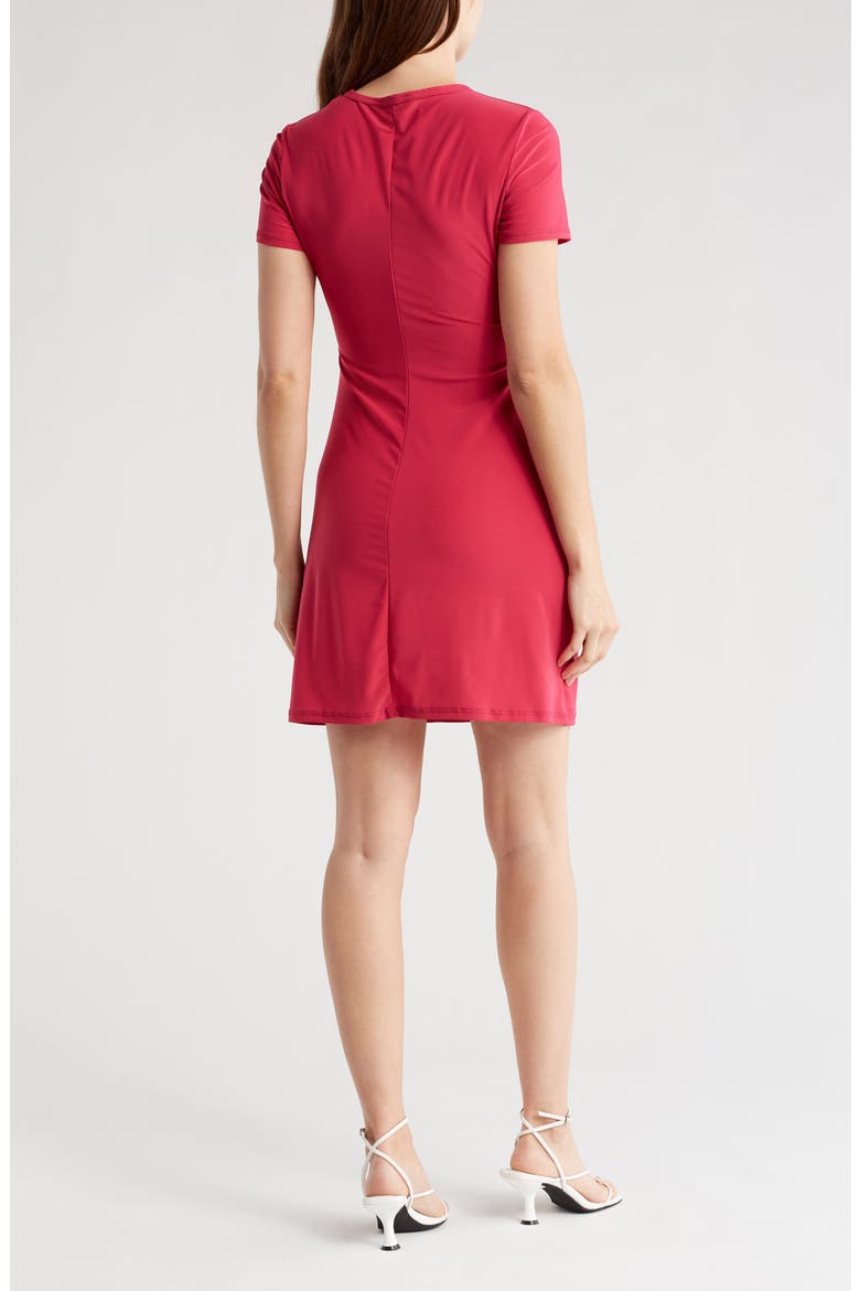 Jersey Sheath Minidress, Alternate, color, FUCHSIA