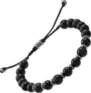 Link Up Gemstone Bead Bracelet with Alternating Accent Beads